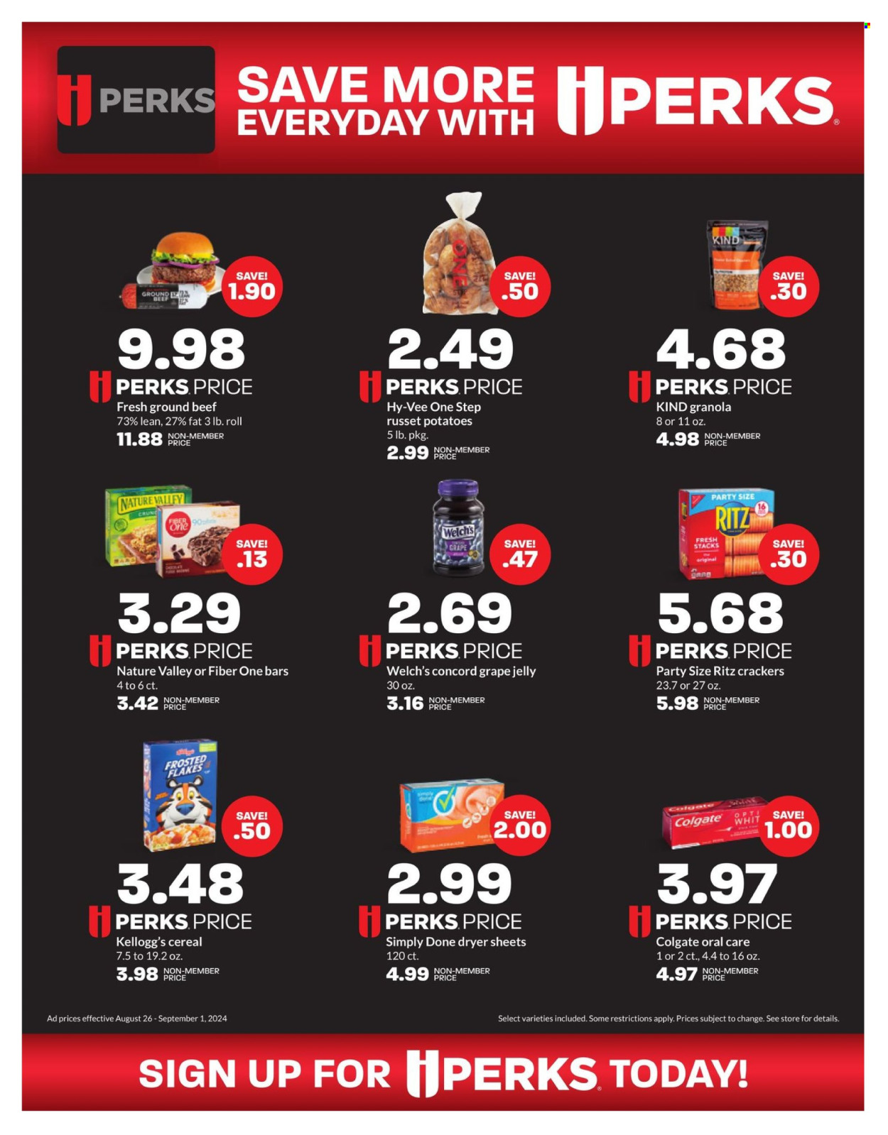 Hy-Vee ad - 08/26/2024 - 09/01/2024. Page 8