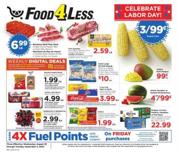 Food 4 Less Flyer - 08/28/2024 - 09/03/2024.