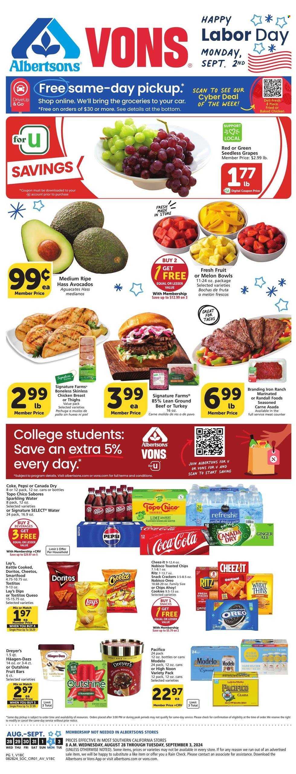 Albertsons ad - 08/28/2024 - 09/03/2024. Page 1