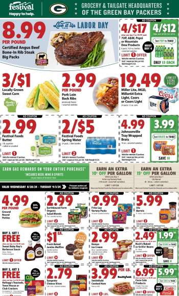 Festival Foods Flyer - 08/28/2024 - 09/03/2024.