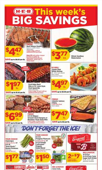 H-E-B Flyer - 08/28/2024 - 09/03/2024.