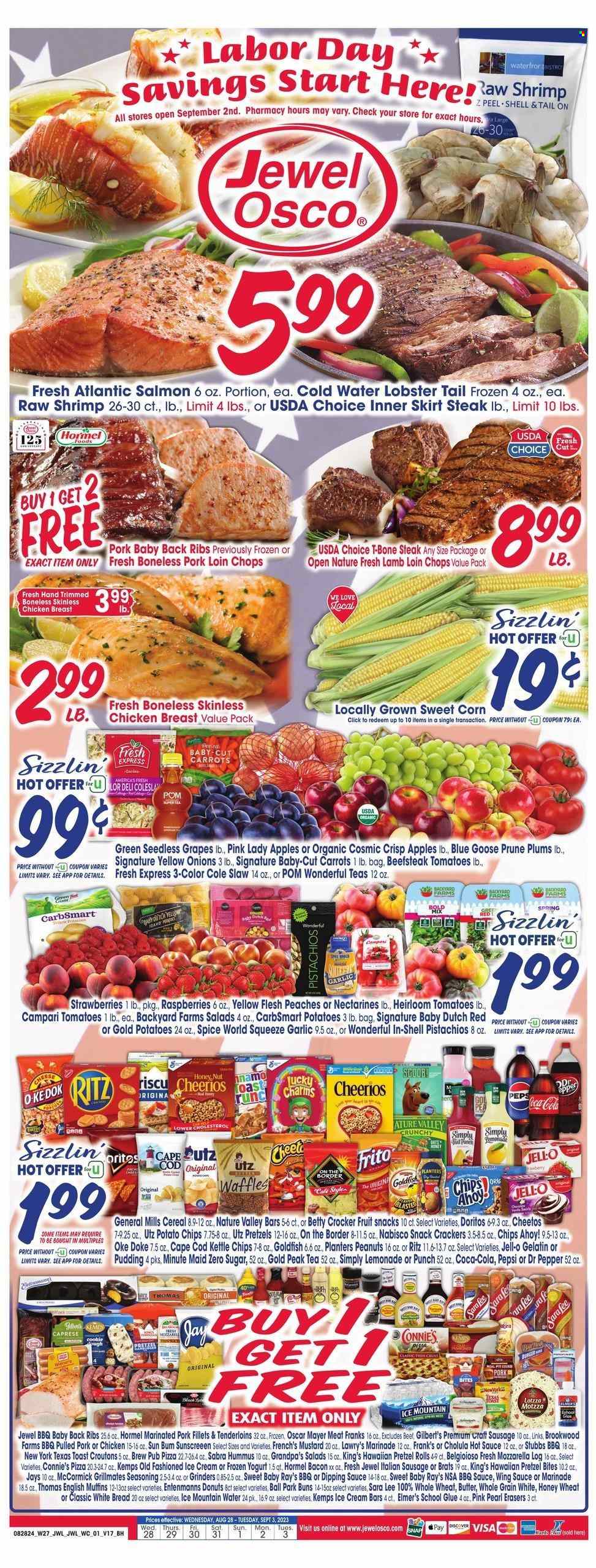 Jewel Osco ad - 08/28/2024 - 09/03/2024. Page 1