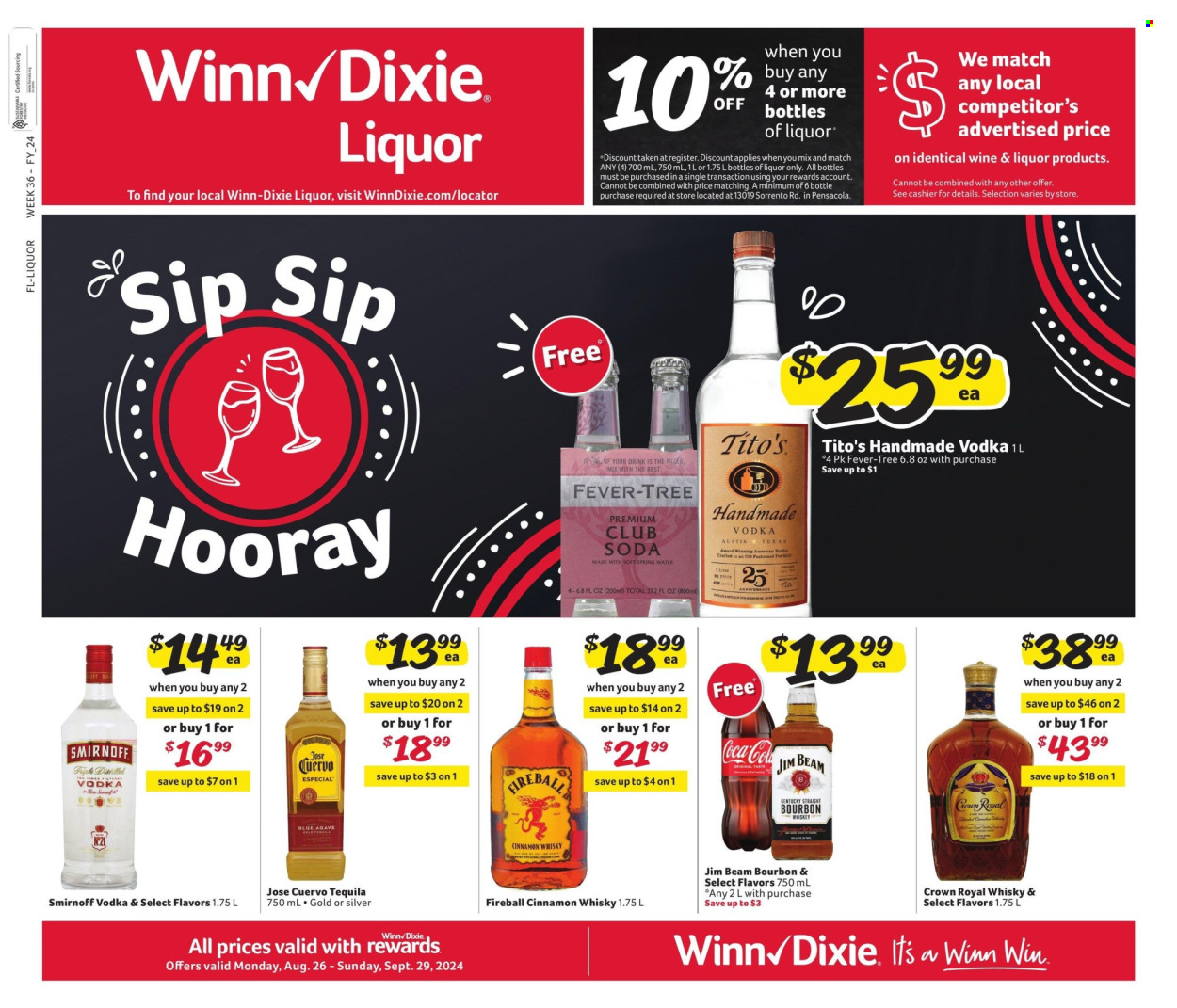 Winn Dixie ad - 08/26/2024 - 09/29/2024. Page 1