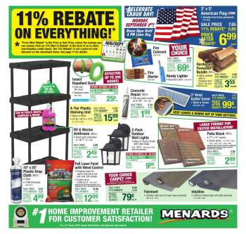 Menards Flyer - 08/29/2024 - 09/08/2024.