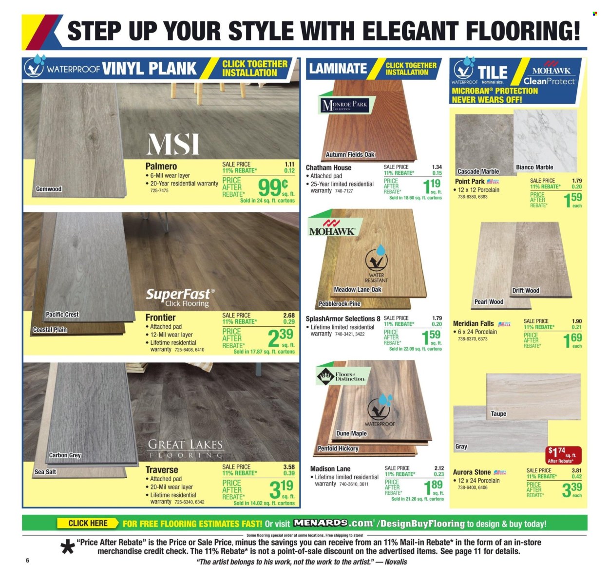 Menards ad - 08/29/2024 - 09/08/2024. Page 9