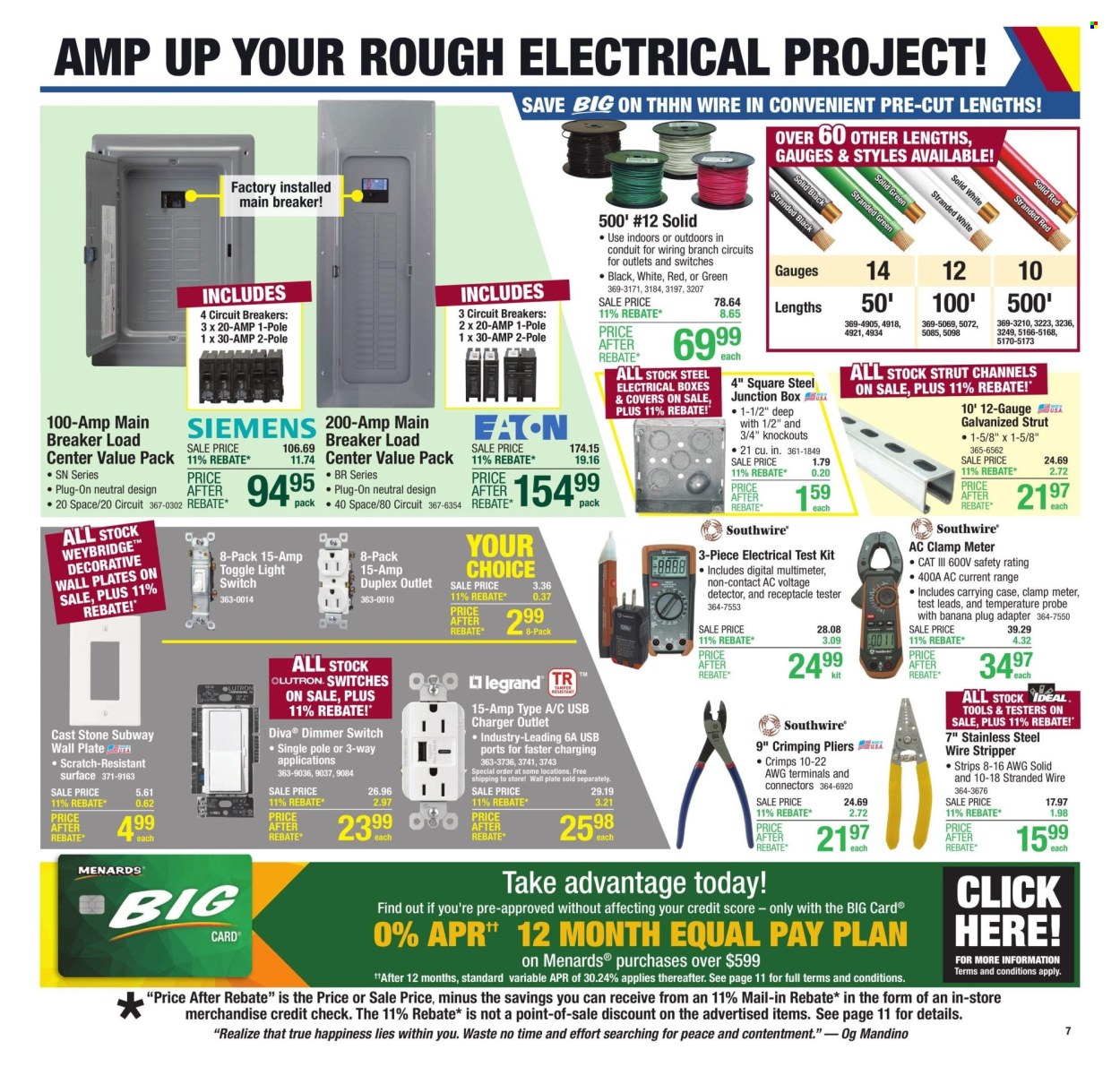 Menards ad - 08/29/2024 - 09/08/2024. Page 11