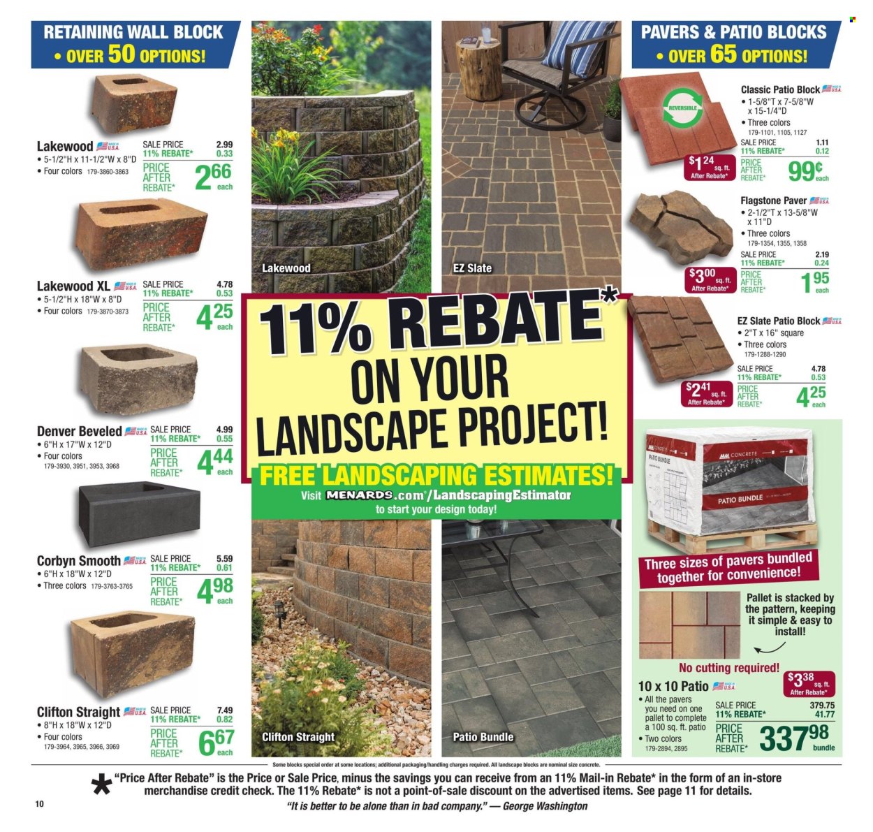 Menards ad - 08/29/2024 - 09/08/2024. Page 16