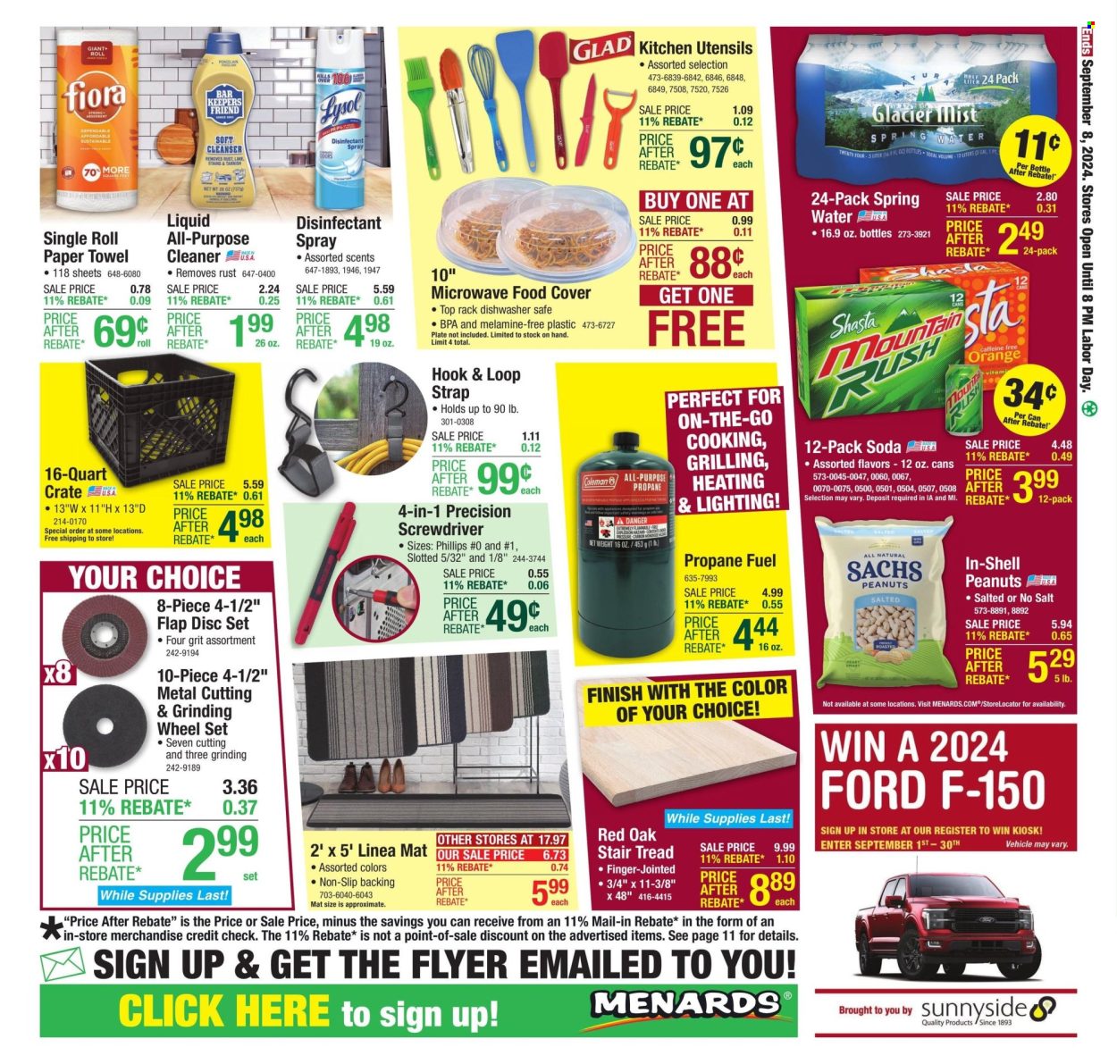 Menards ad - 08/29/2024 - 09/08/2024. Page 20