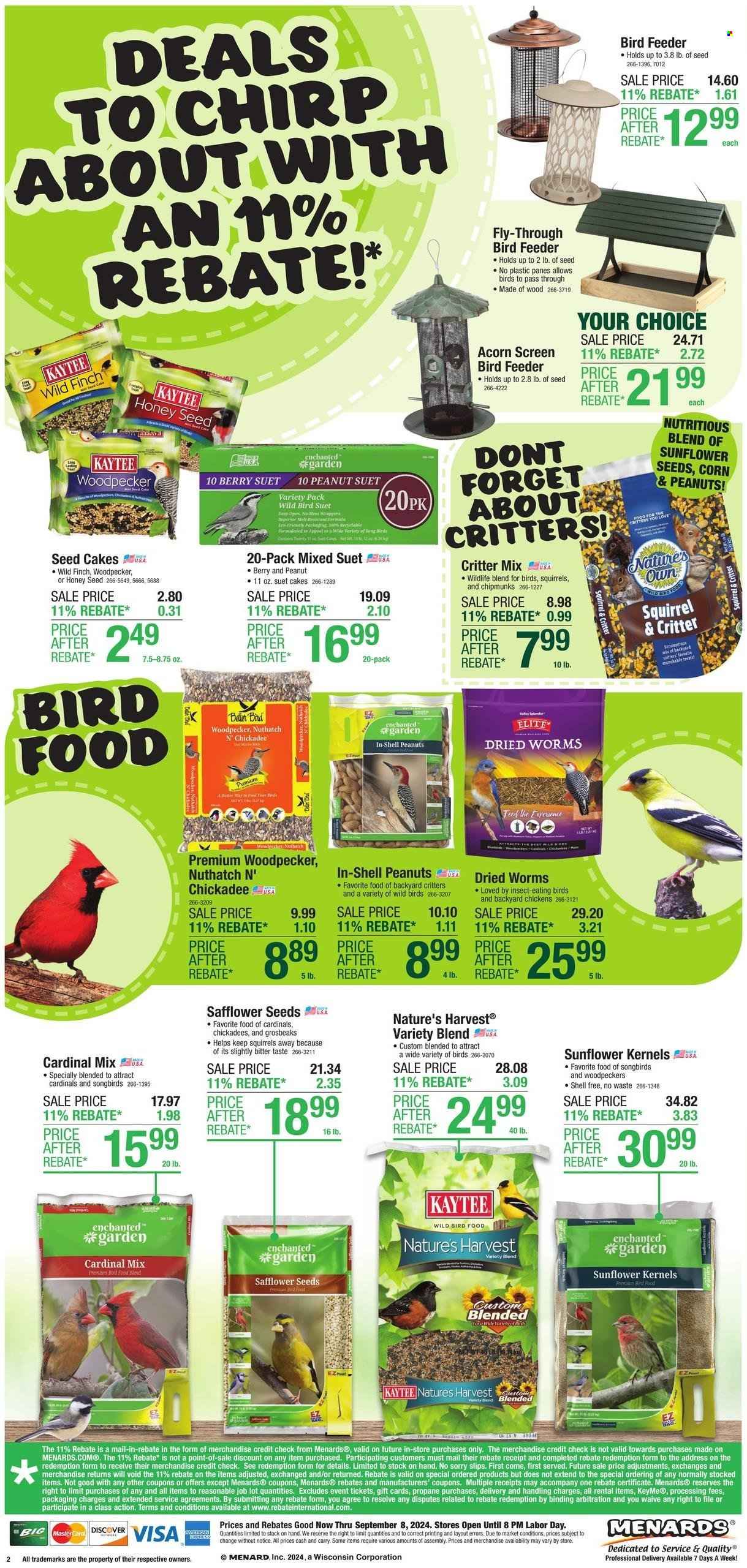 Menards ad - 08/29/2024 - 09/08/2024. Page 2