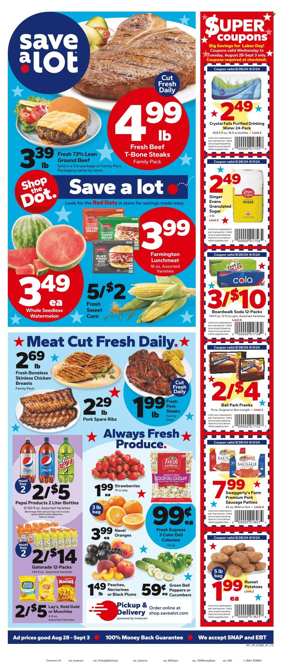 Save a Lot ad - 08/28/2024 - 09/03/2024. Page 1