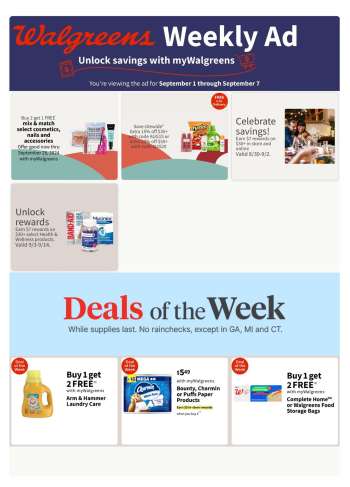 Walgreens Flyer - 09/01/2024 - 09/07/2024.