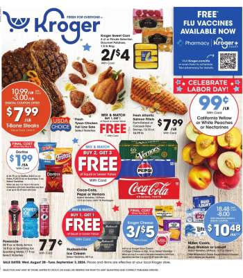 Kroger Flyer - 08/28/2024 - 09/03/2024.