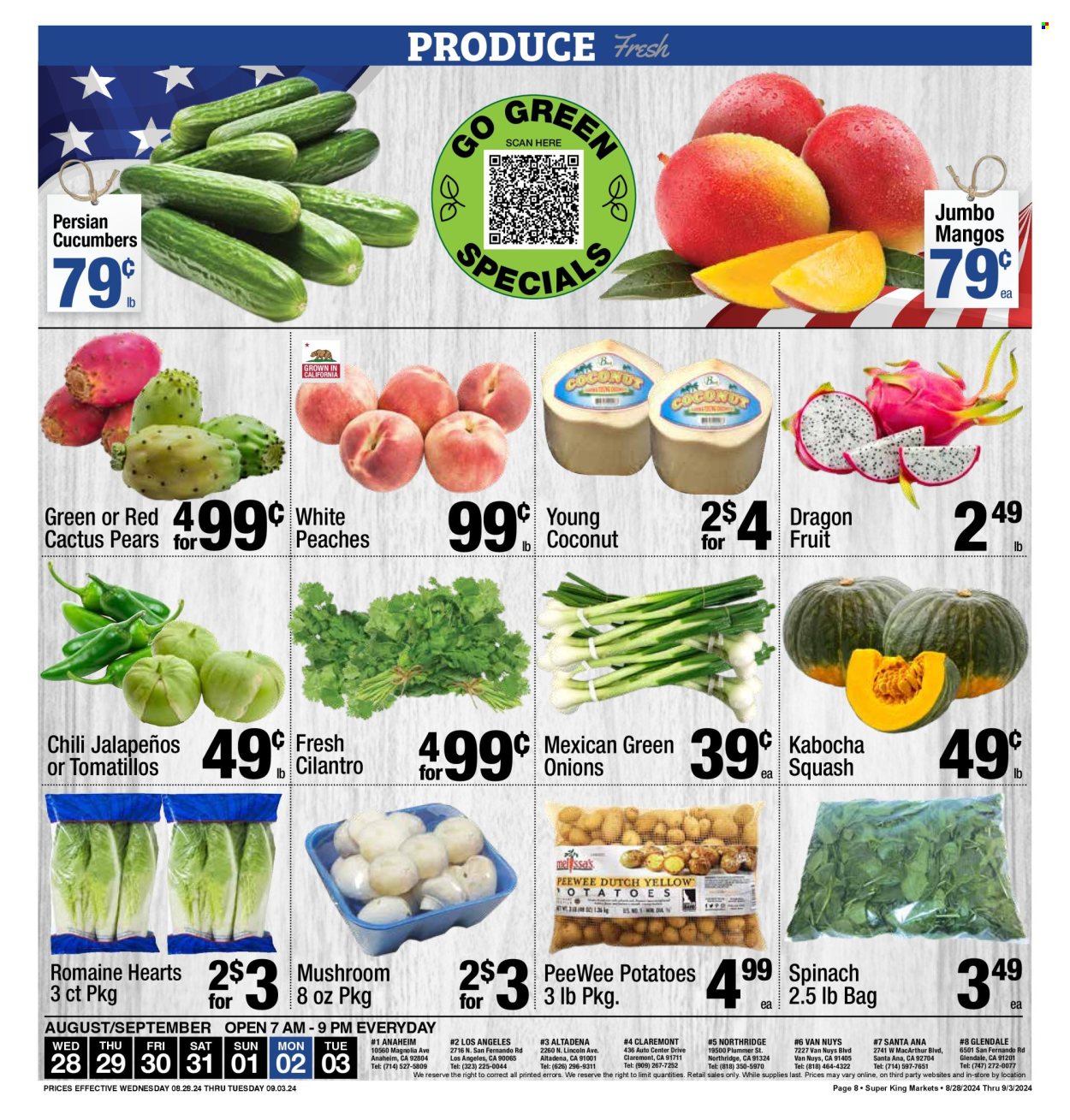 Super King Markets ad - 08/28/2024 - 09/03/2024. Page 8