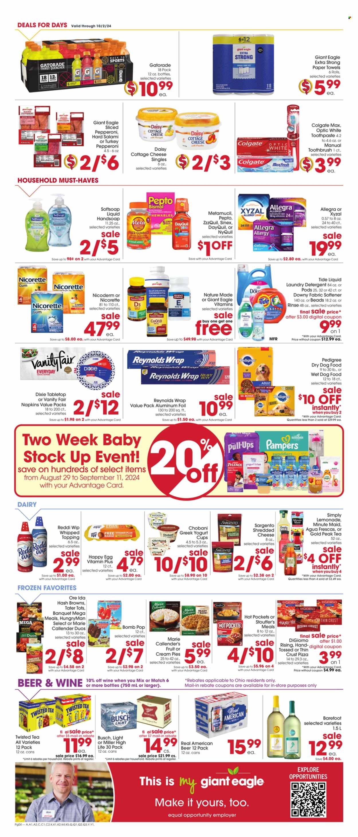 Giant Eagle ad - 08/29/2024 - 09/04/2024. Page 4