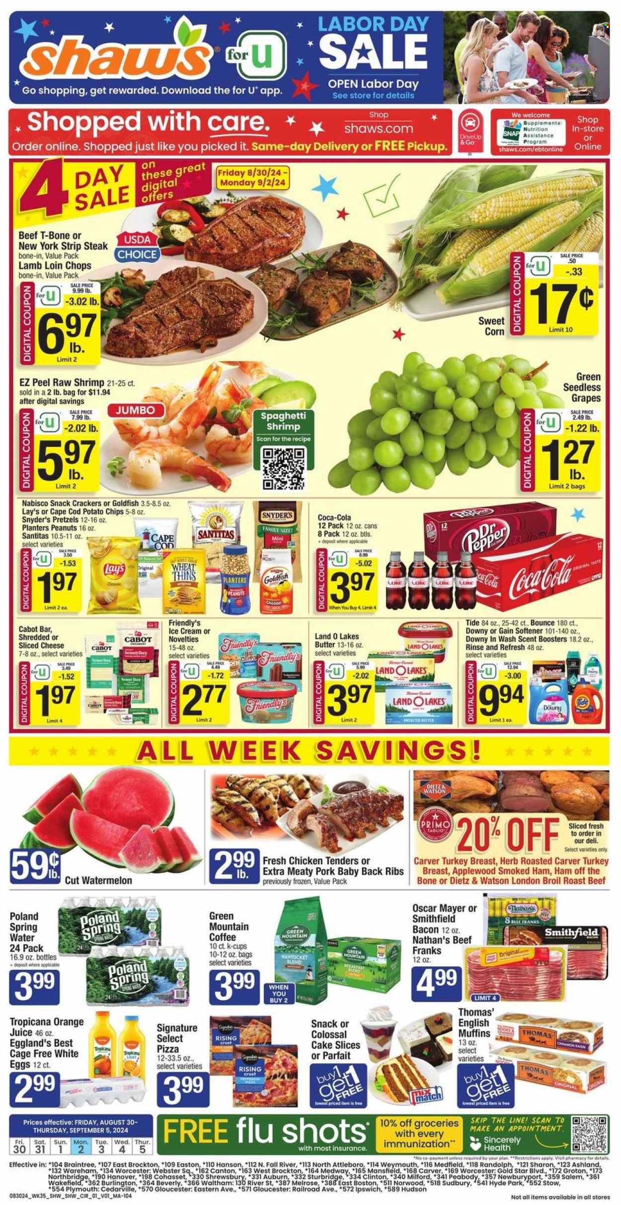 Shaw’s ad - 08/30/2024 - 09/05/2024. Page 1