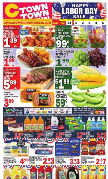 C-Town Flyer - 08/30/2024 - 09/05/2024.