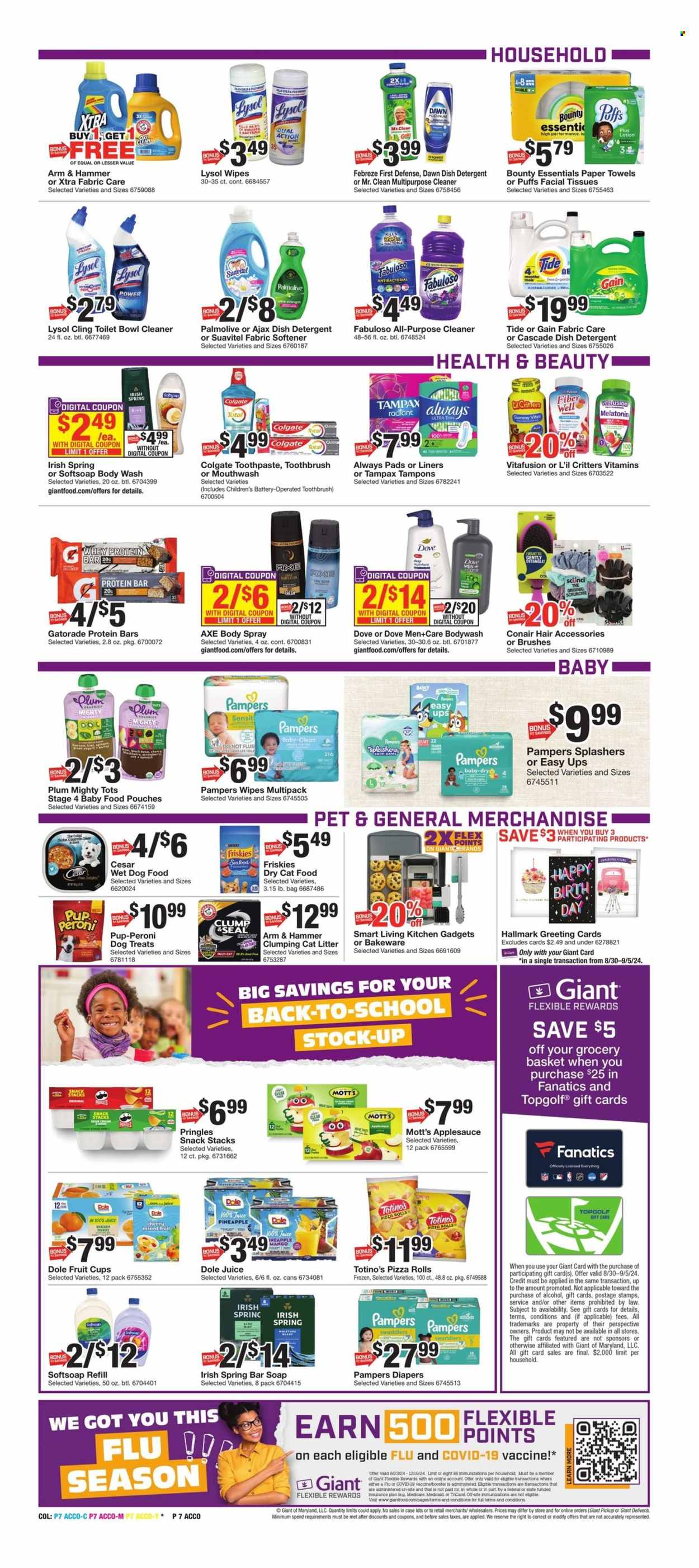 Giant Food ad - 08/30/2024 - 09/05/2024. Page 7