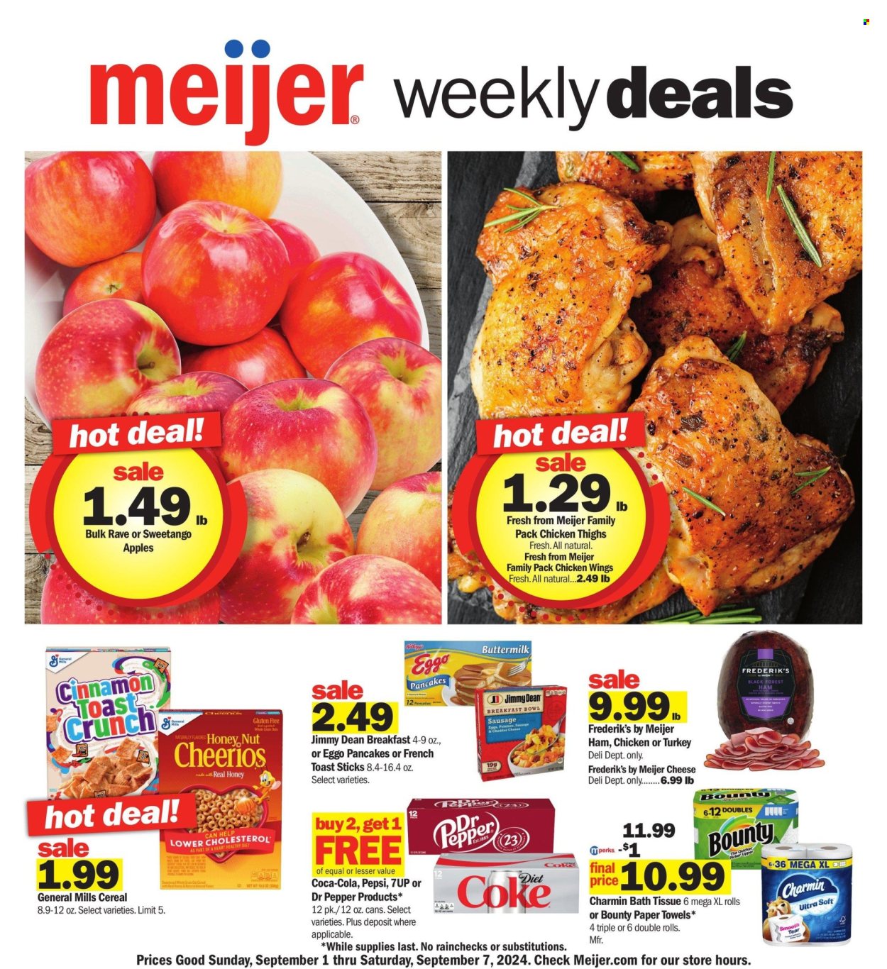 Meijer ad - 09/01/2024 - 09/07/2024. Page 1