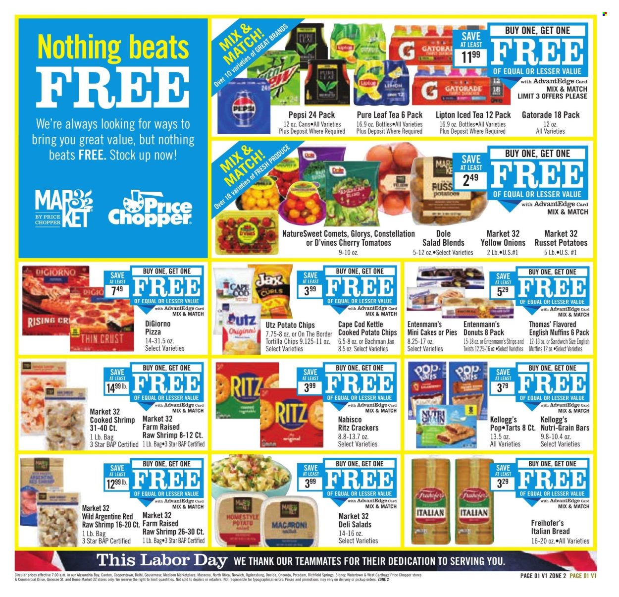 Price Chopper ad - 09/01/2024 - 09/07/2024. Page 1