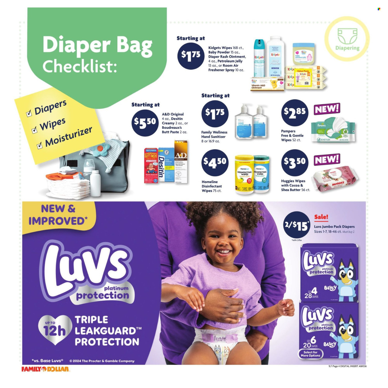 Family Dollar ad - 09/01/2024 - 09/28/2024. Page 4