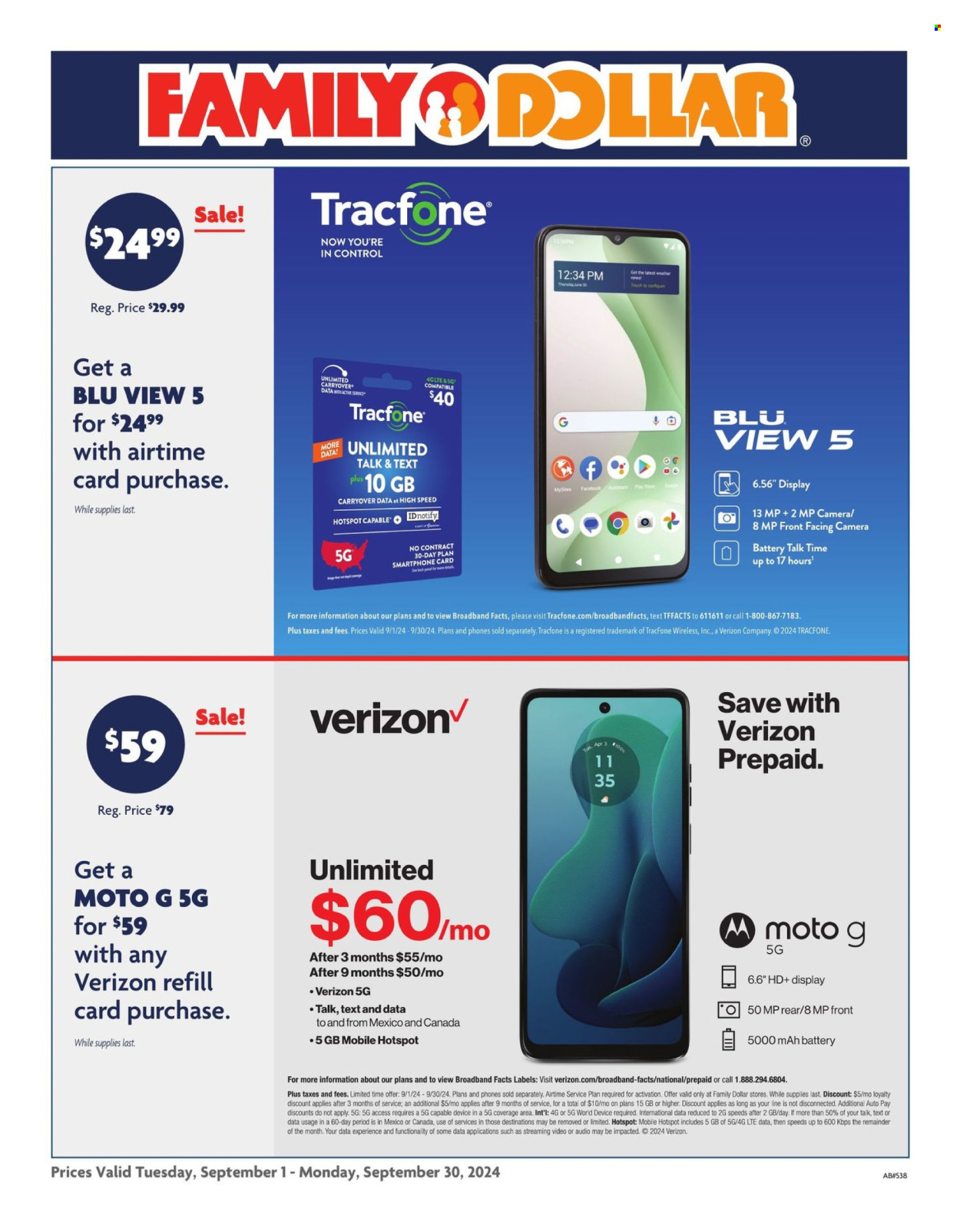 Family Dollar ad - 09/01/2024 - 09/30/2024. Page 1