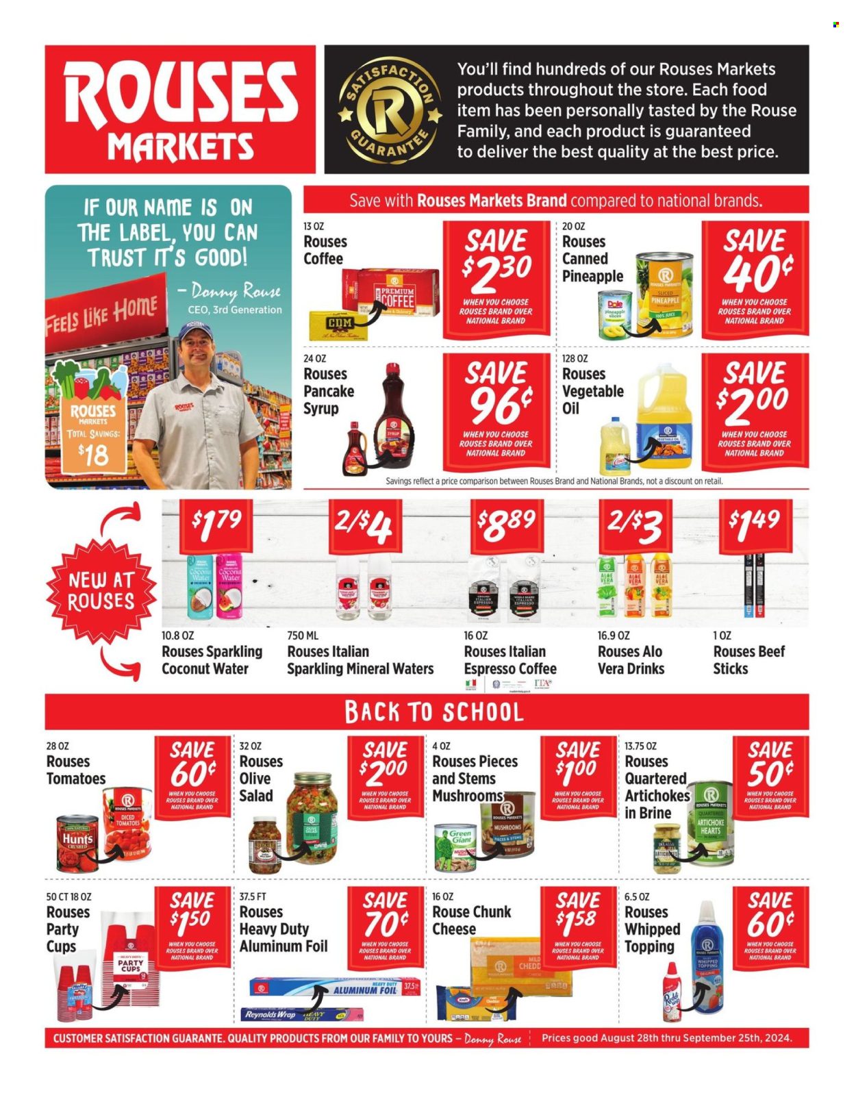 Rouses Markets ad - 08/28/2024 - 09/25/2024. Page 1