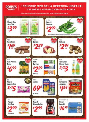 Rouses Markets Flyer - 08/28/2024 - 09/25/2024.