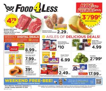 Food 4 Less Flyer - 09/04/2024 - 09/10/2024.