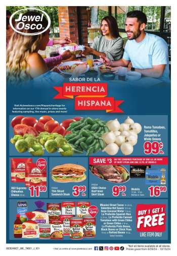 Jewel Osco Flyer - 08/28/2024 - 10/15/2024.