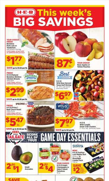 H-E-B Flyer - 09/04/2024 - 09/10/2024.