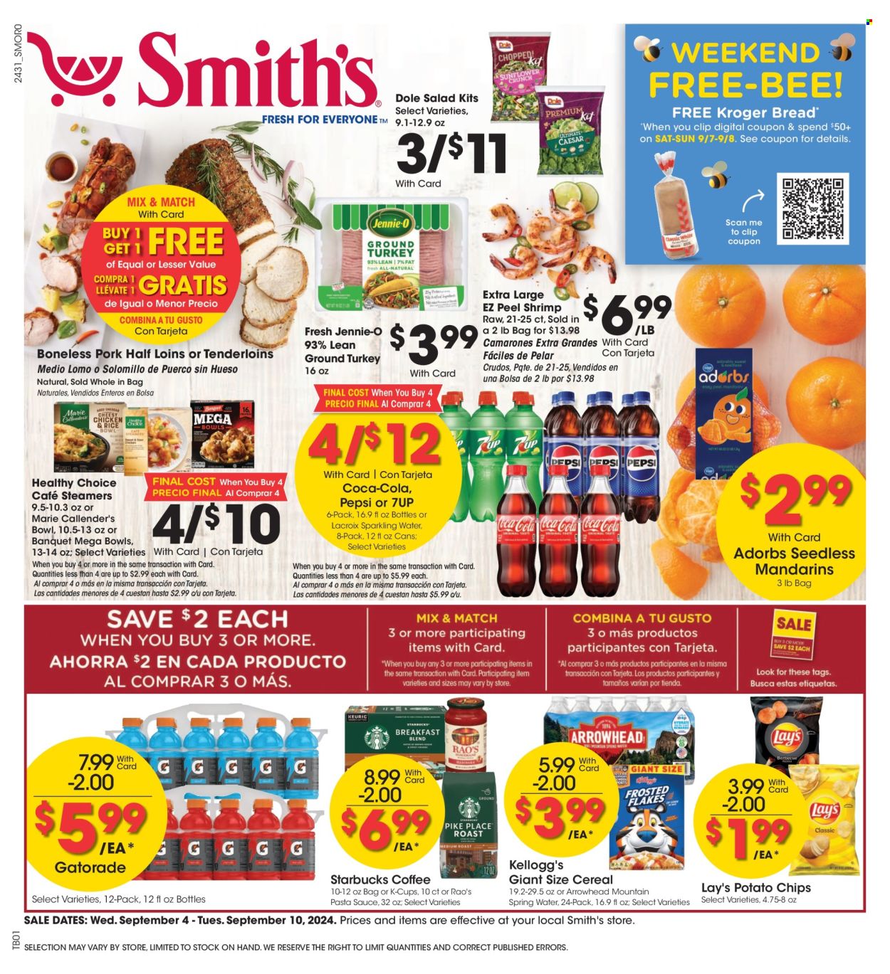 Smith's ad - 09/04/2024 - 09/10/2024. Page 1
