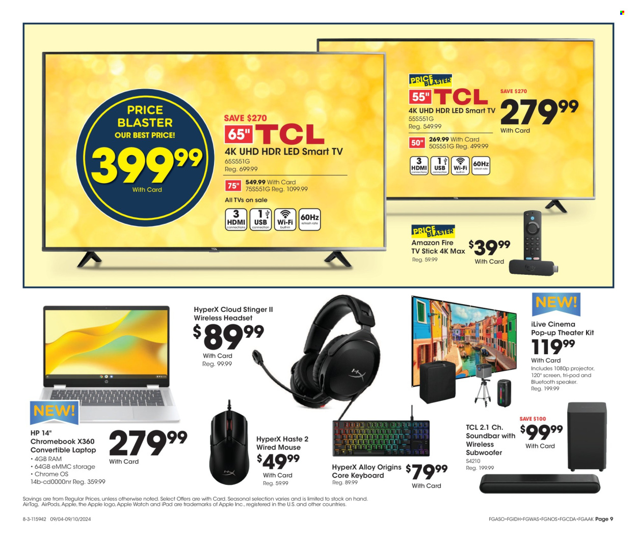 Fred Meyer ad - 09/04/2024 - 09/10/2024. Page 9