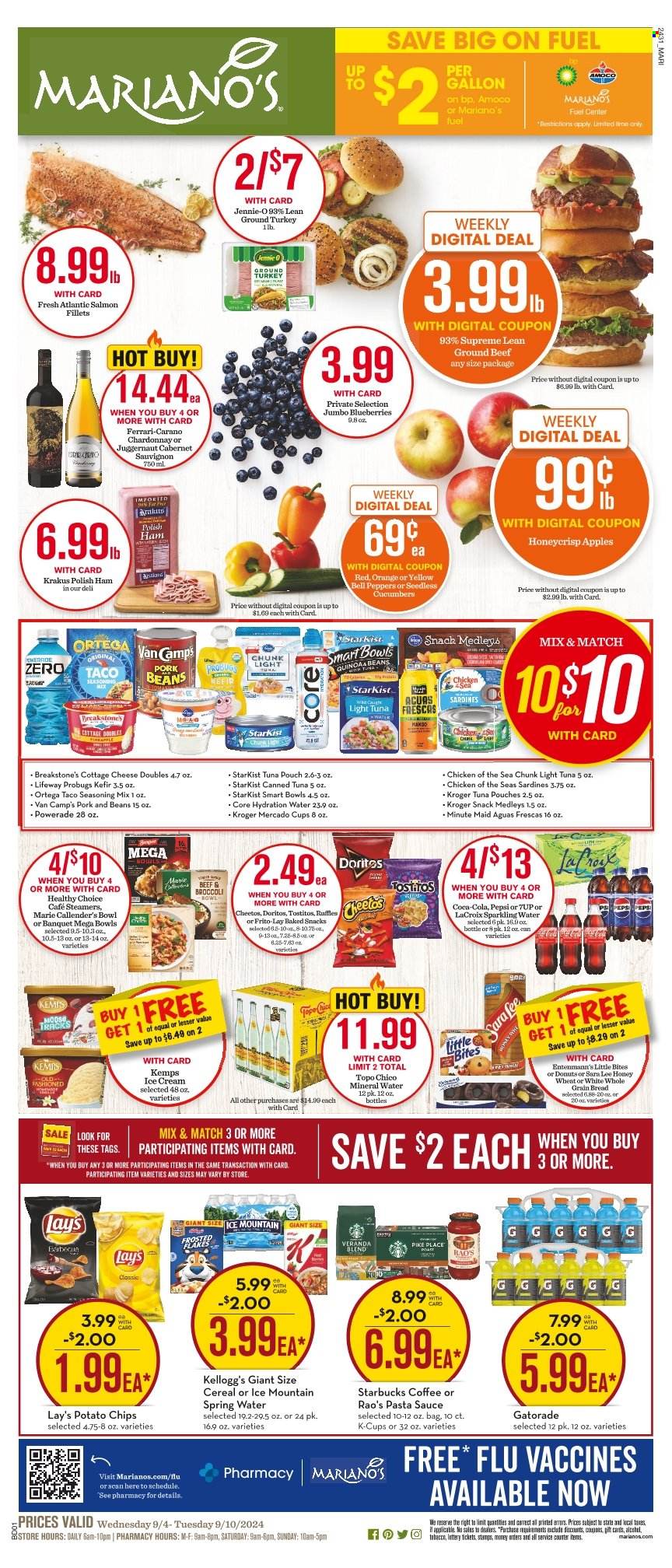 Mariano’s ad - 09/04/2024 - 09/10/2024. Page 1