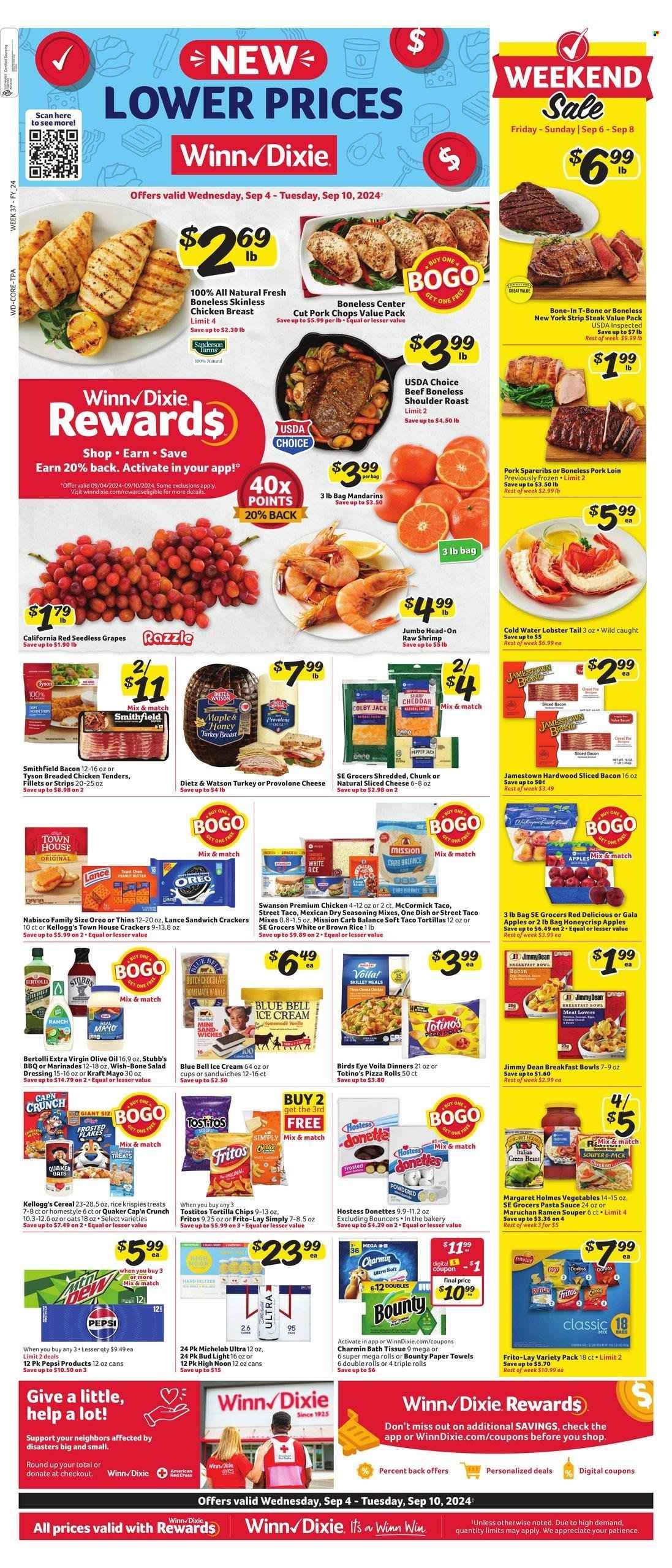 Winn Dixie ad - 09/04/2024 - 09/10/2024. Page 1