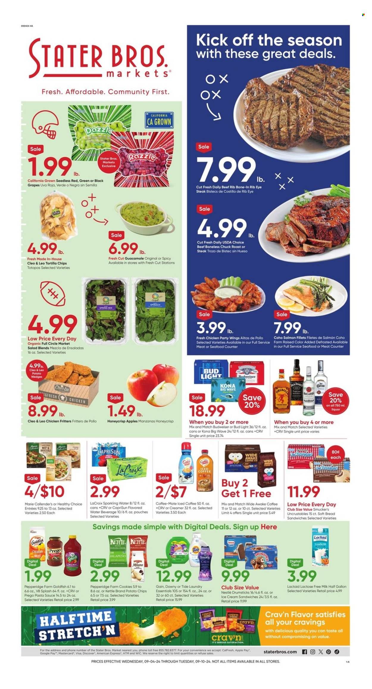 Stater Bros. ad - 09/04/2024 - 09/10/2024. Page 1