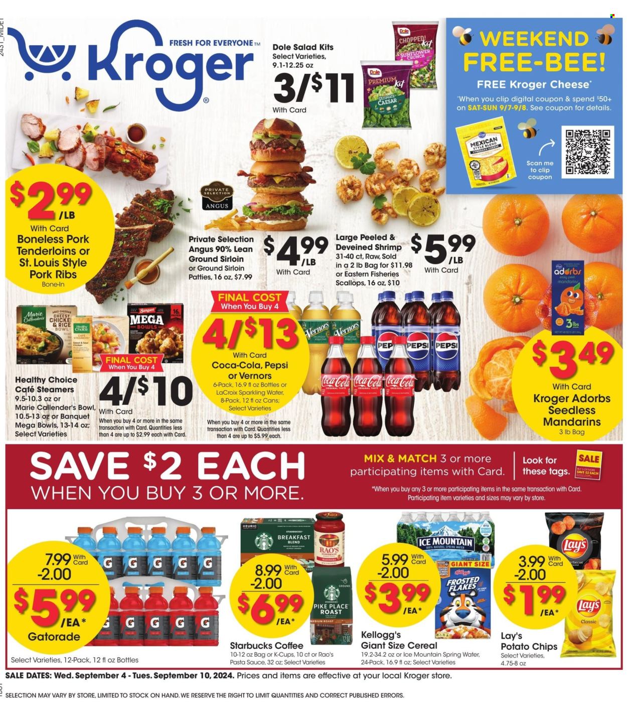 Kroger ad - 09/04/2024 - 09/10/2024. Page 1