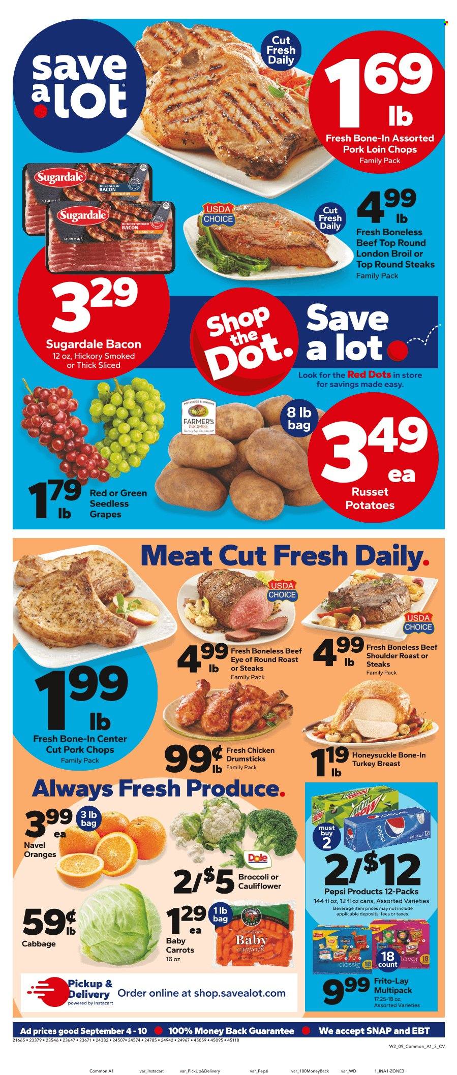 Save a Lot ad - 09/04/2024 - 09/10/2024. Page 1
