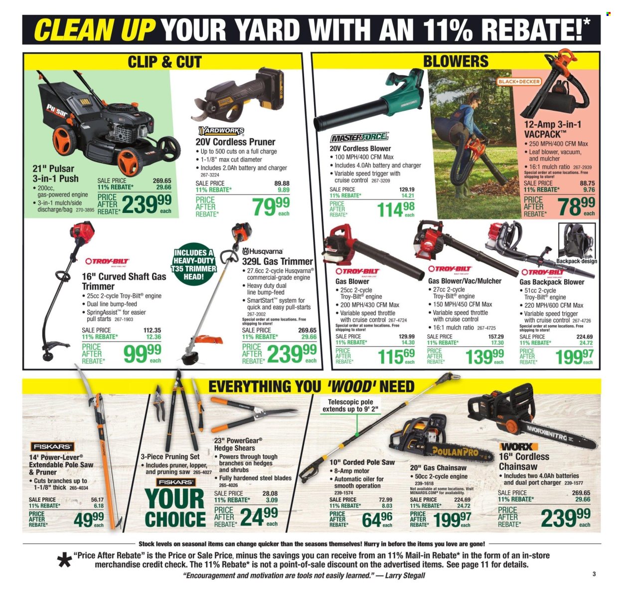 Menards ad - 09/05/2024 - 09/15/2024. Page 5