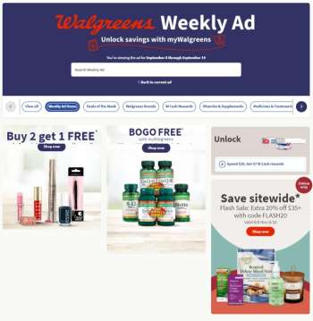 Walgreens Flyer - 09/08/2024 - 09/14/2024.