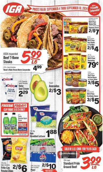 IGA Flyer - 09/04/2024 - 09/10/2024.