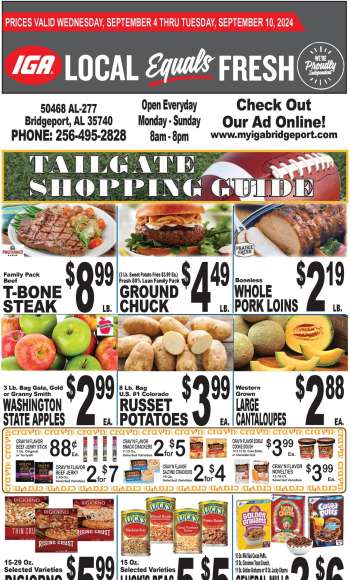 IGA Flyer - 09/04/2024 - 09/10/2024.