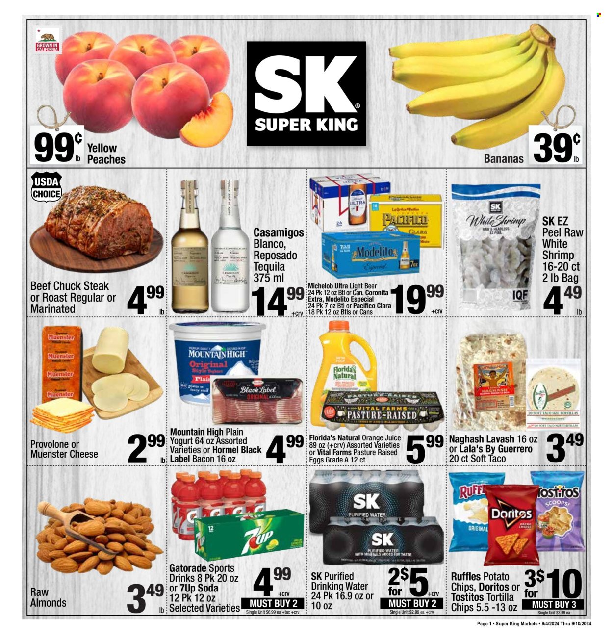Super King Markets ad - 09/04/2024 - 09/10/2024. Page 1