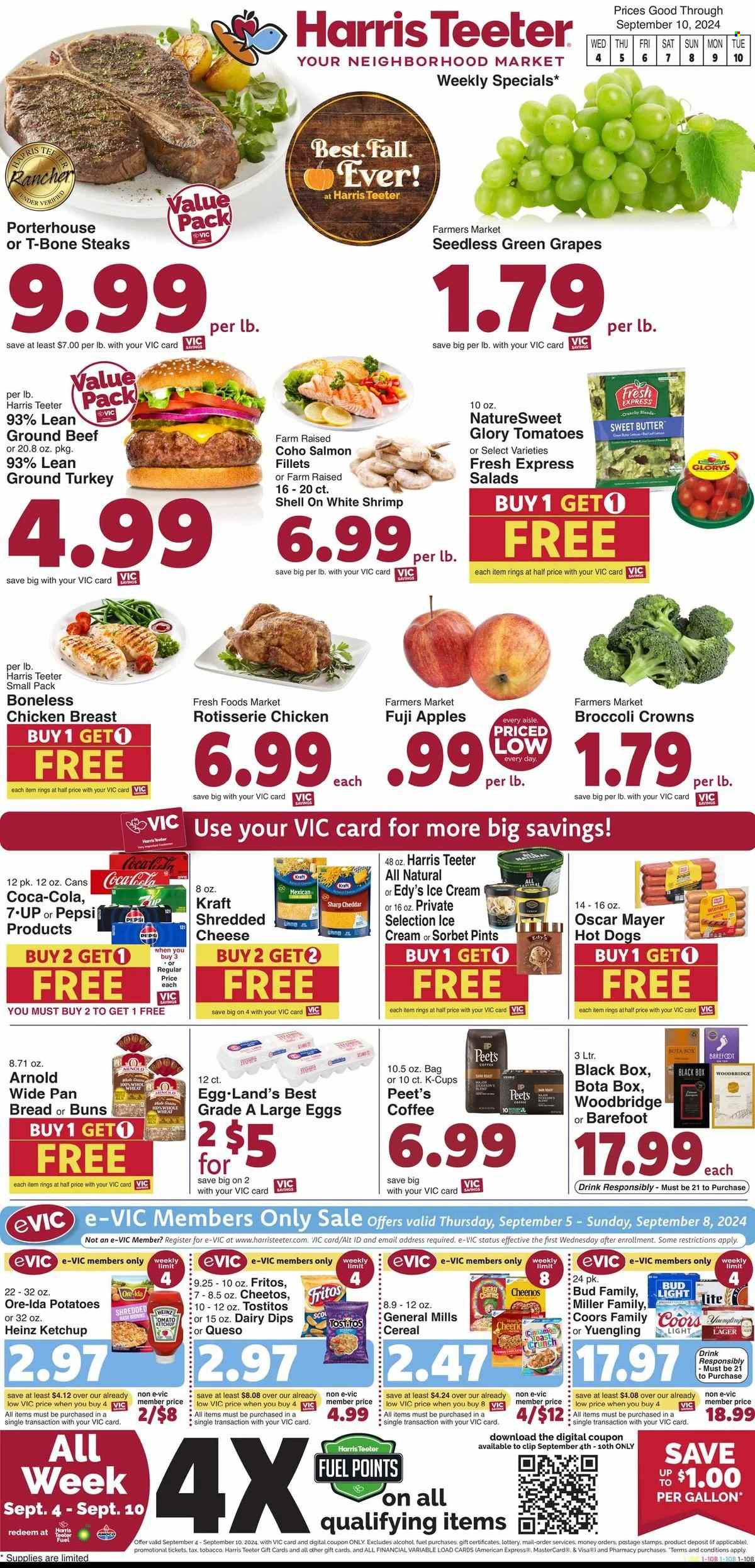 Harris Teeter ad - 09/04/2024 - 09/10/2024. Page 1