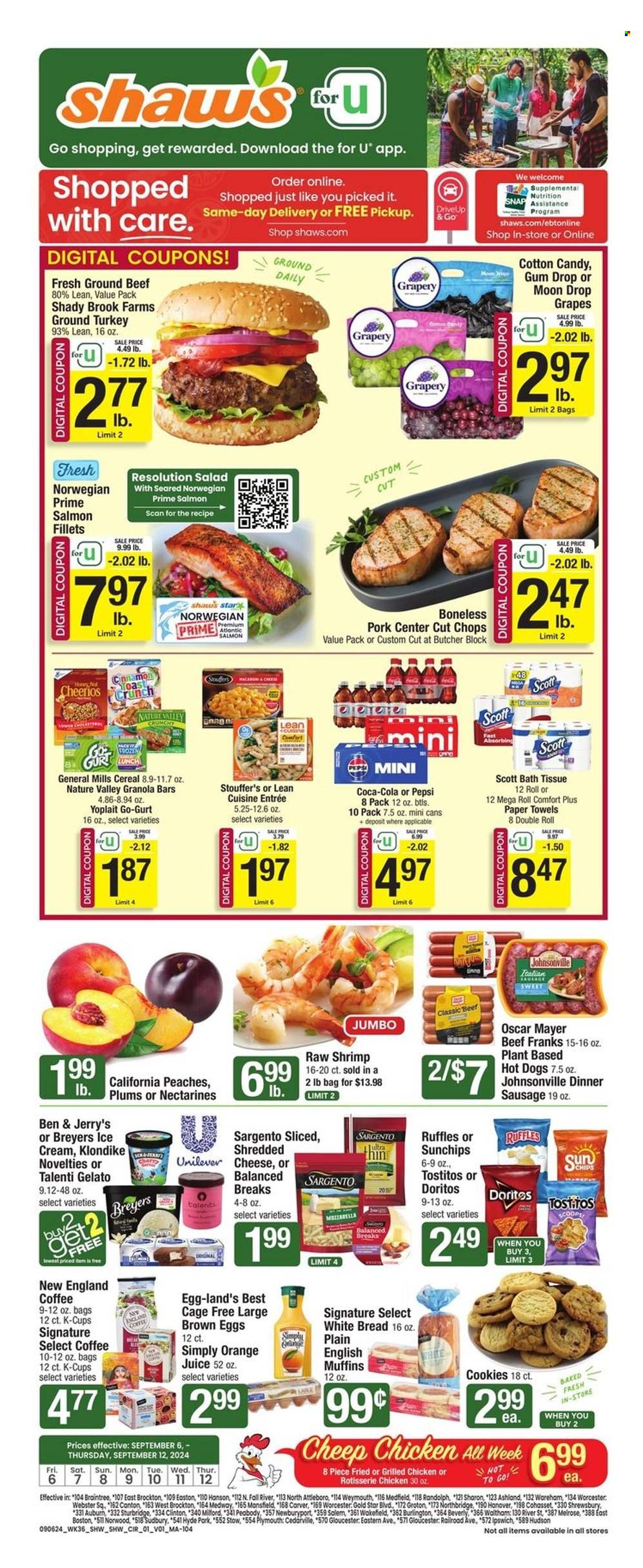 Shaw’s ad - 09/06/2024 - 09/12/2024. Page 1