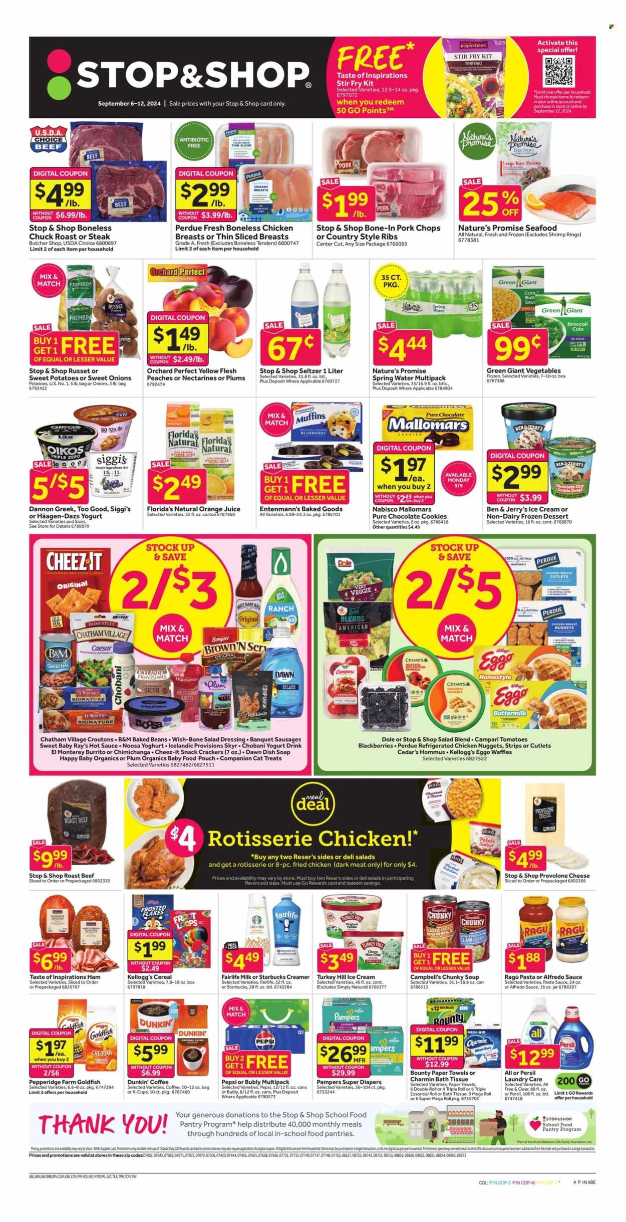 Stop & Shop ad - 09/06/2024 - 09/12/2024. Page 1
