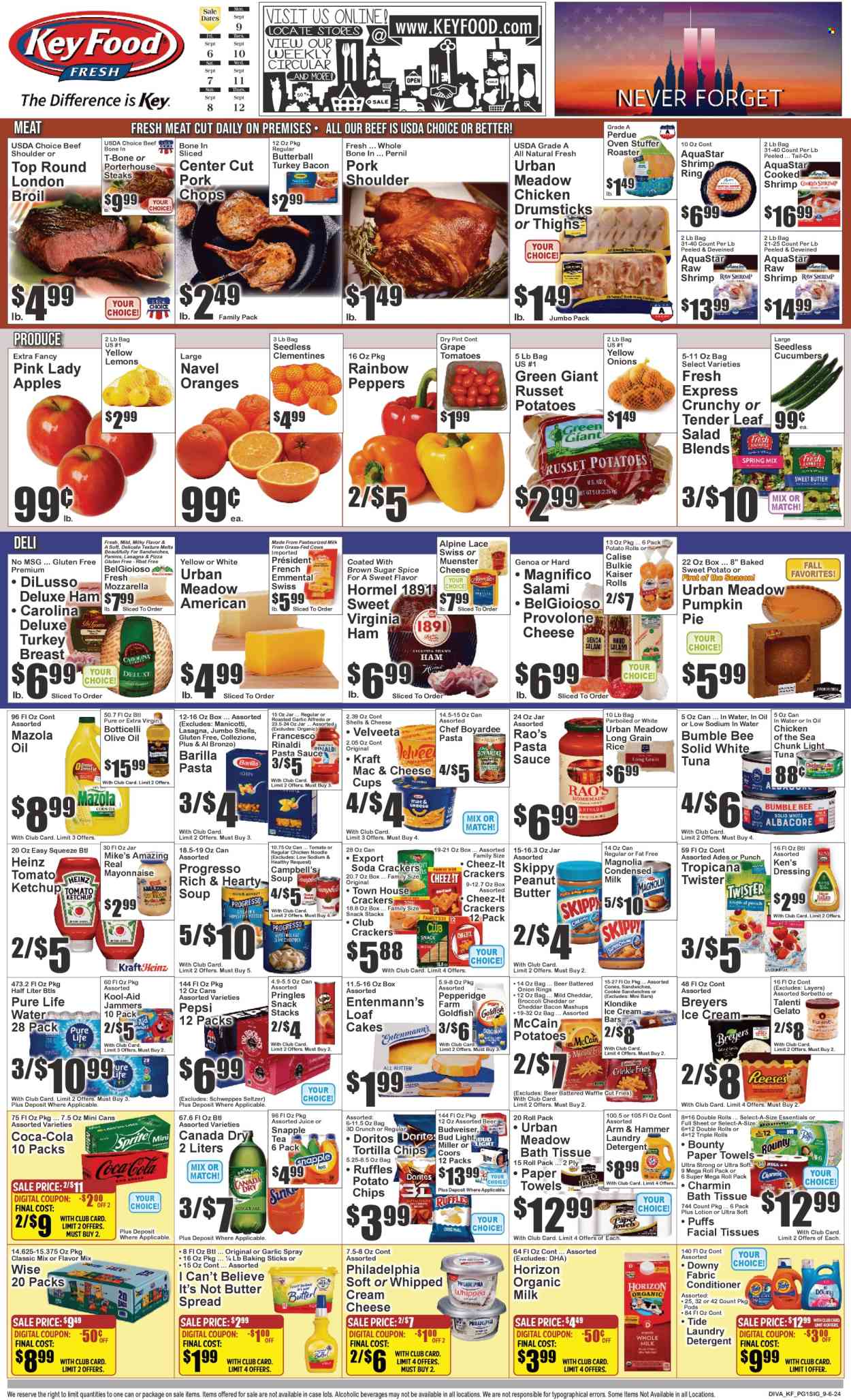 Key Food ad - 09/06/2024 - 09/12/2024. Page 1