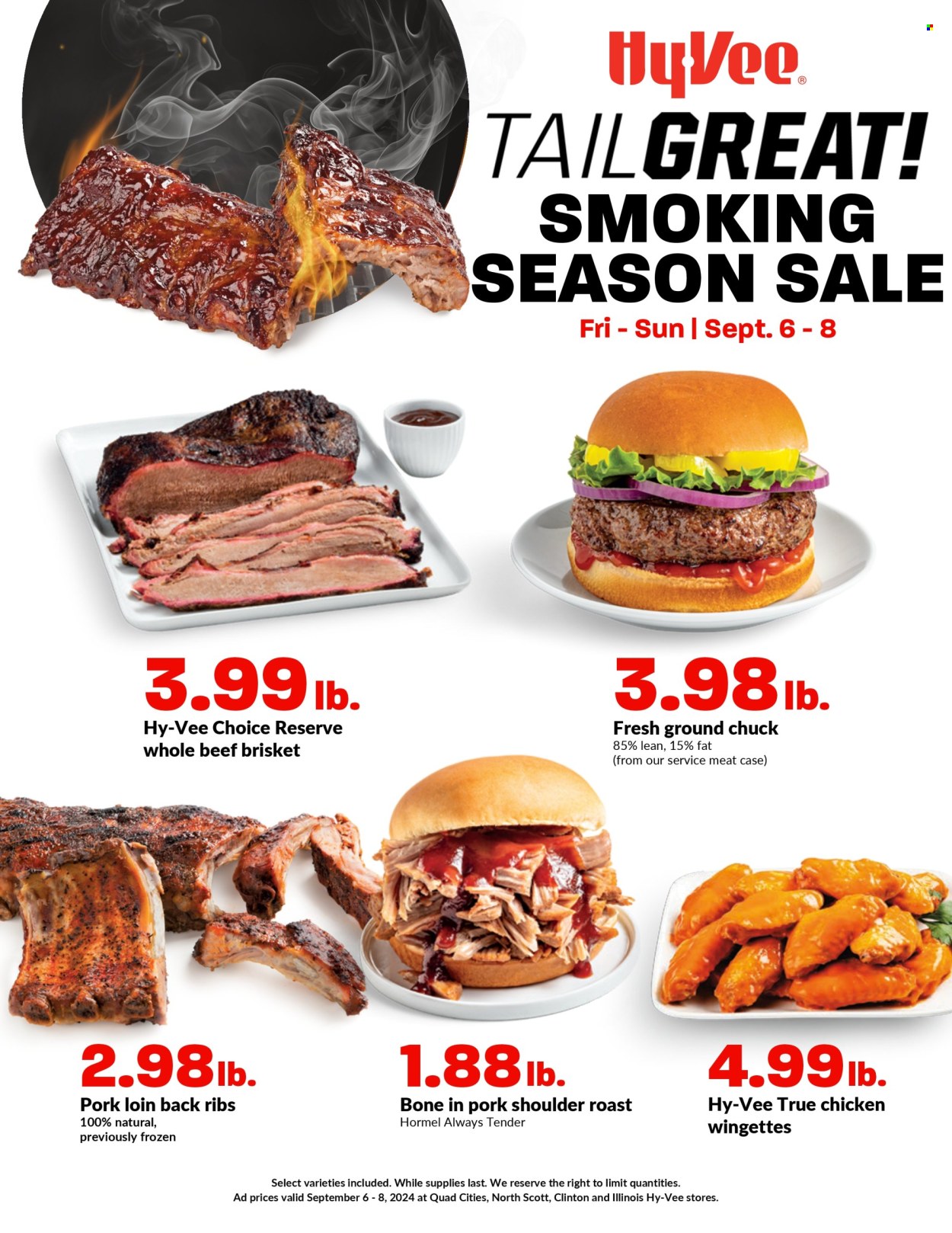 Hy-Vee ad - 09/06/2024 - 09/08/2024. Page 1