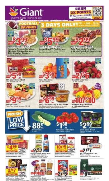 Giant Food Flyer - 09/06/2024 - 09/12/2024.