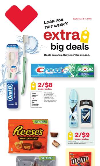 CVS Pharmacy Flyer - 09/08/2024 - 09/14/2024.