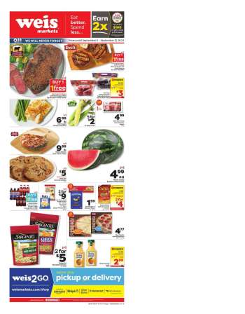 Weis Flyer - 09/05/2024 - 09/11/2024.